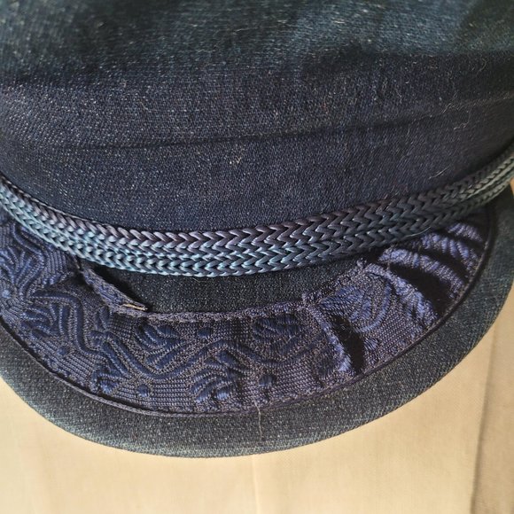 Vintage Denim Greek Sailor Hat - Picture 6 of 9